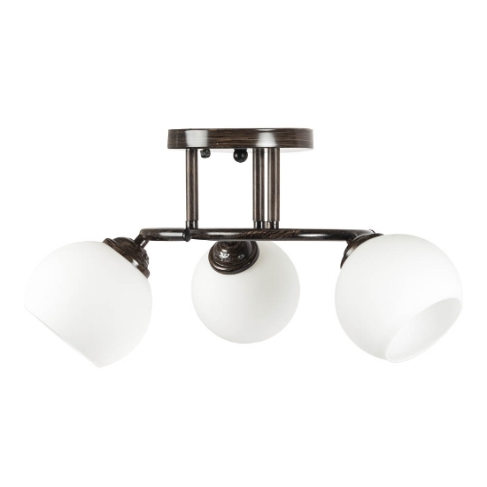 Imagine Lustra Ramona Wenge+Alb 3xE27 60W