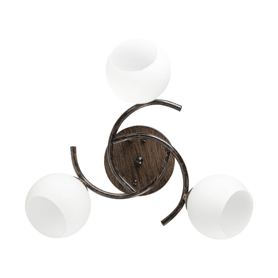 Imagine Lustra Ramona Wenge+Alb 3xE27 60W
