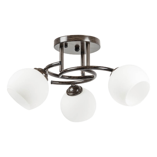 Imagine Lustra Ramona Wenge+Alb 3xE27 60W