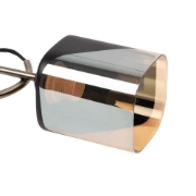 Imagine Lustra Smoky 3XE27 IP20, negru+auriu, Erste