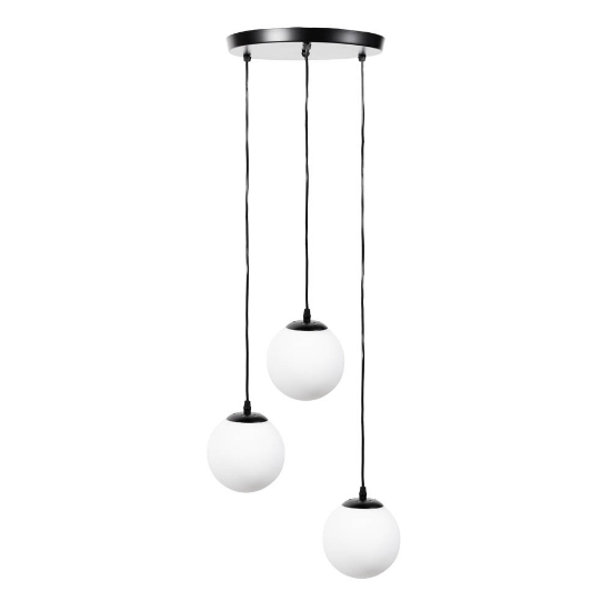 Imagine Pendul Glint 3XE27 IP20, negru, Erste