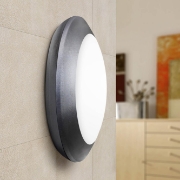 Imagine Plafoniera Berta 1XE27 IP66, negru, Fumagalli