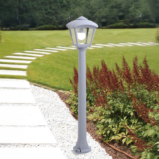 Imagine Stalp Roby LED 8.5W CCT 945mm IP55, gri, Fumagalli
