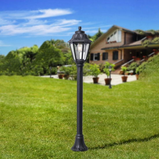 Imagine Stalp Anna 8.5W CCT 1820mm, IP55, negru, Fumagalli