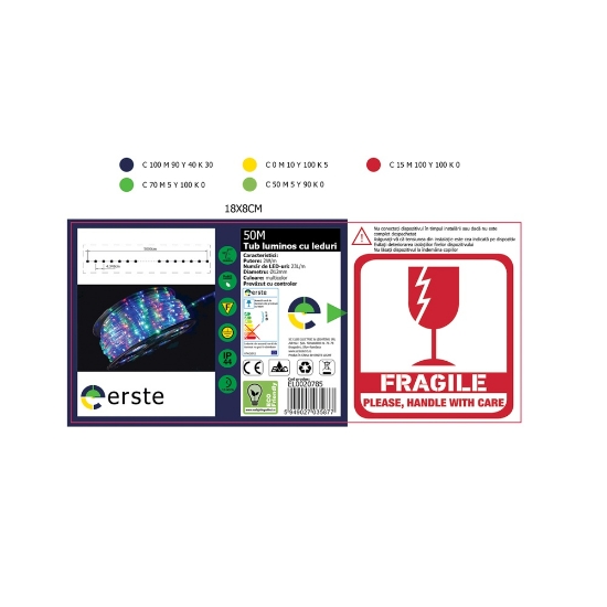 Imagine Tub Flexibil LED Multicolor O=12mm 50m/Rola