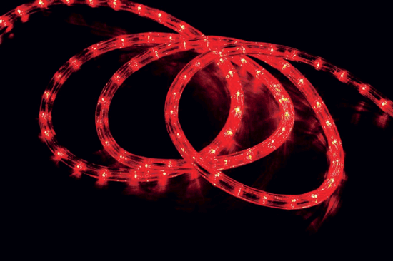 Imagine Tub Flexibil LED Rosu O=12mm 50m/Rola