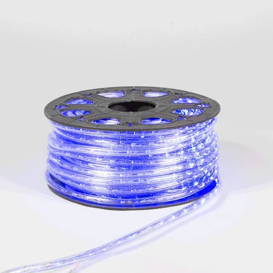Imagine Tub Luminos cu Flash 36 LED/M Albastru 50M/Rola