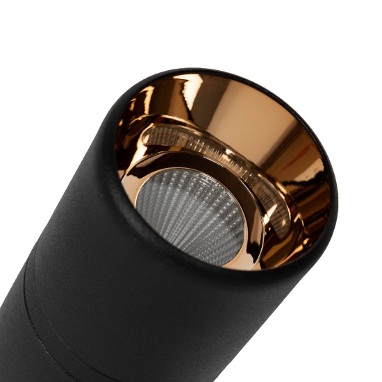 Imagine Spot Reflecto mini 10W 4000K IP20, negru+cupru, Metsan