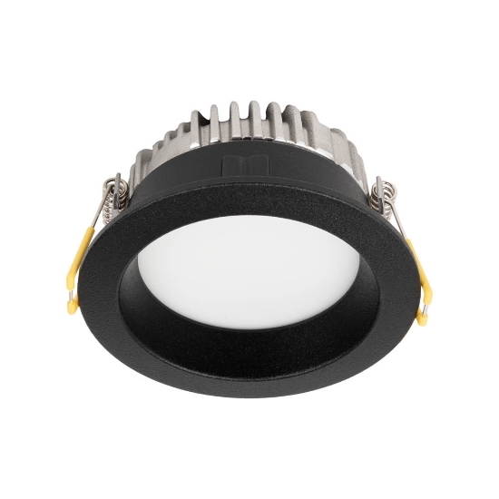 Imagine Downlight LED rotund Aprila 6W 4000K IP44, negru, Metsan