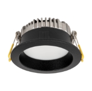 Imagine Downlight LED rotund Aprila 6W 4000K IP44, negru, Metsan