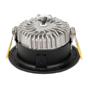 Imagine Downlight LED rotund Aprila 6W 4000K IP44, negru, Metsan