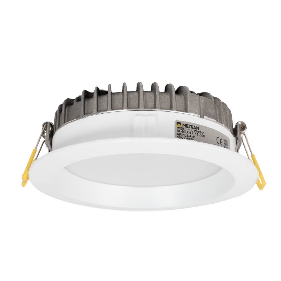 Imagine Downlight LED rotund Aprilla 10W 4000K IP44, alb, Metsan