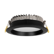 Imagine Downlight LED rotund Aprilla 10W 4000K IP44, negru, Metsan