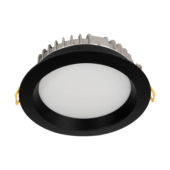 Imagine Downlight LED rotund Aprilla 10W 4000K IP44, negru, Metsan