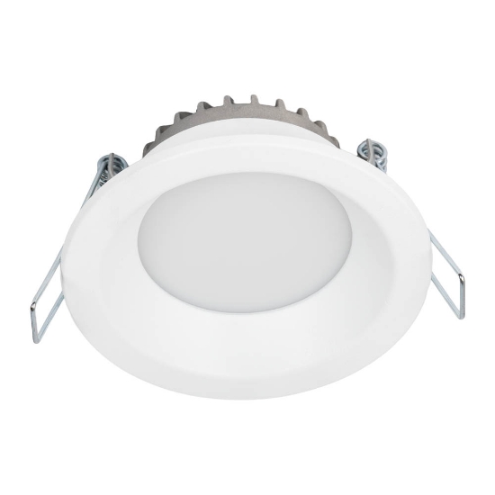 Imagine Downlight LED rotund compact 6W 4000K IP44, alb, Metsan
