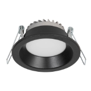 Imagine Downlight LED rotund compact 6W 4000K, negru, Metsan