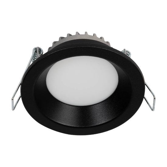 Imagine Downlight LED rotund compact 6W 4000K, negru, Metsan