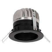 Imagine Spot LED rotund Neptune 10W 4000K IP44, negru, Metsan