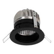Imagine Spot LED rotund Neptune 10W 4000K IP44, negru, Metsan