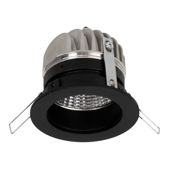 Imagine Spot LED rotund Neptune 10W 4000K IP44, negru, Metsan