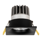 Imagine Spot LED patrat Sumota mini 8W 4000K IP44, negru, Metsan