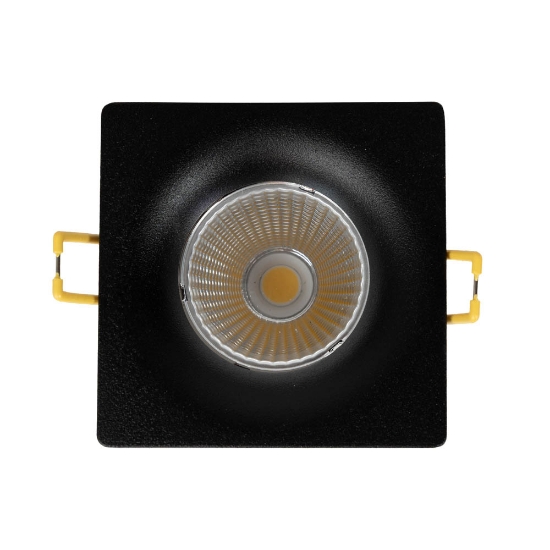 Imagine Spot LED patrat Sumota mini 8W 4000K IP44, negru, Metsan