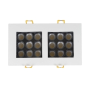 Imagine Spot LED patrat Roma SQ DB 9 24W 4000K, alb, Metsan