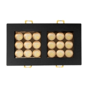 Imagine Spot LED patrat Roma SQ DB 9 24W 4000K, negru, Metsan