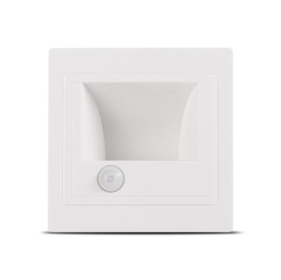 Imagine Spot Treapta LED Pir senzor 1W IP20, alb, Erste