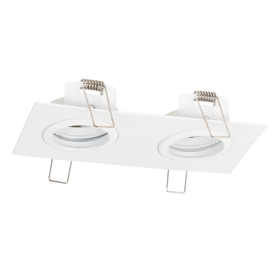 Imagine Rama spot dubla Azer GU10 70X2mm, alb, Metsan