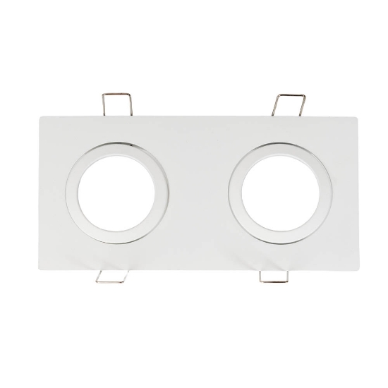 Imagine Rama spot dubla Azer GU10 70X2mm, alb, Metsan