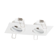 Imagine Rama spot dubla Azer GU10 70X2mm, alb, Metsan