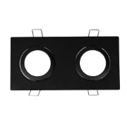 Imagine Rama spot dubla Azer GU10 70X2mm, negru, Metsan