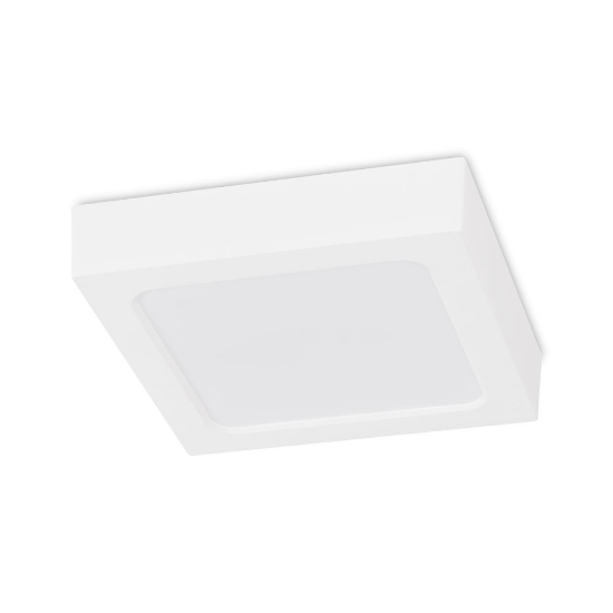 Imagine Mini Panou LED Patrat Alb PT 12W 6400K IP44 - HOMELIGHT