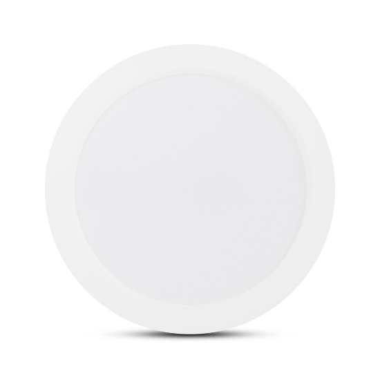 Imagine Mini Panou LED Rotund Alb PT 24W 6400K IP44 - HOMELIGHT