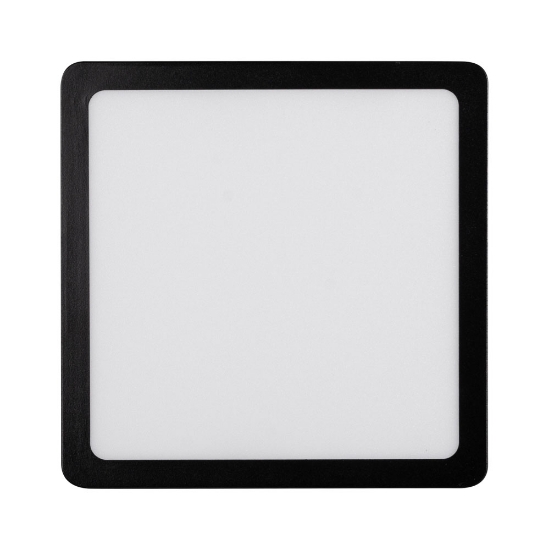 Imagine Mini Panou LED Patrat Negru PT 20W 6400K IP40 - NOVELITE