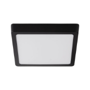 Imagine Mini Panou LED Patrat Negru PT 20W 6400K IP40 - NOVELITE