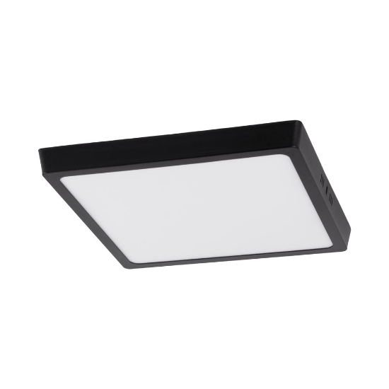 Imagine Mini Panou LED Patrat Negru PT 24W 6400K IP40 - NOVELITE