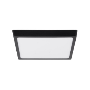 Imagine Mini Panou LED Patrat Negru PT 24W 6400K IP40 - NOVELITE
