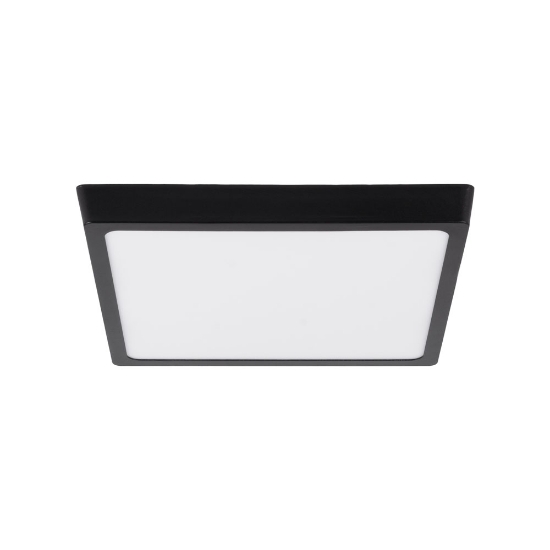 Imagine Mini Panou LED Patrat Negru PT 24W 6400K IP40 - NOVELITE