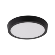 Imagine Mini Panou LED Rotund Negru PT 20W 6400K IP40 - NOVELITE