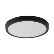 Imagine Mini Panou LED Rotund Negru PT 24W 6400K IP40 - NOVELITE