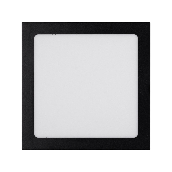 Imagine Mini Panou LED Patrat Negru ST 20W 6400K IP40 - NOVELITE