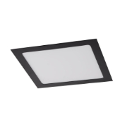 Imagine Mini Panou LED Patrat Negru ST 20W 6400K IP40 - NOVELITE