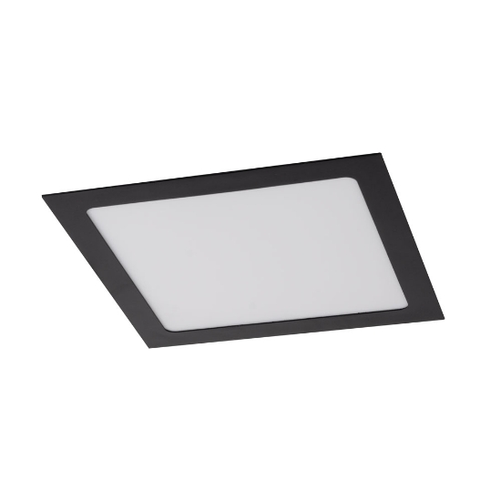 Imagine Mini Panou LED Patrat Negru ST 20W 6400K IP40 - NOVELITE