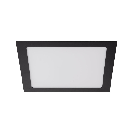 Imagine Mini Panou LED Patrat Negru ST 20W 6400K IP40 - NOVELITE