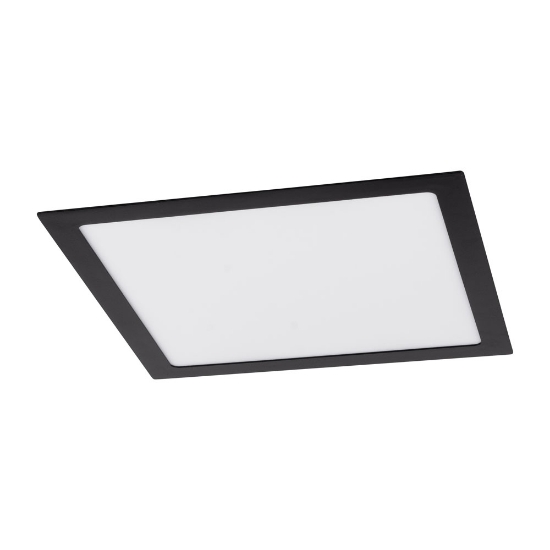 Imagine Mini Panou LED Patrat Negru ST 24W 6400K IP40 - NOVELITE