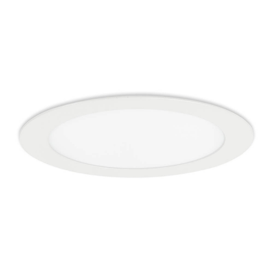 Imagine Mini Panou LED Rotund Alb ST 12W 2700K IP40 - NOVELITE