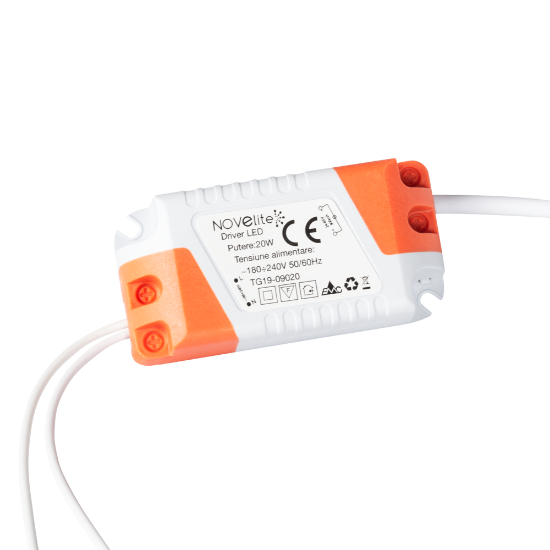 Imagine Mini Panou LED Rotund Alb ST 20W 2700K IP40 - NOVELITE