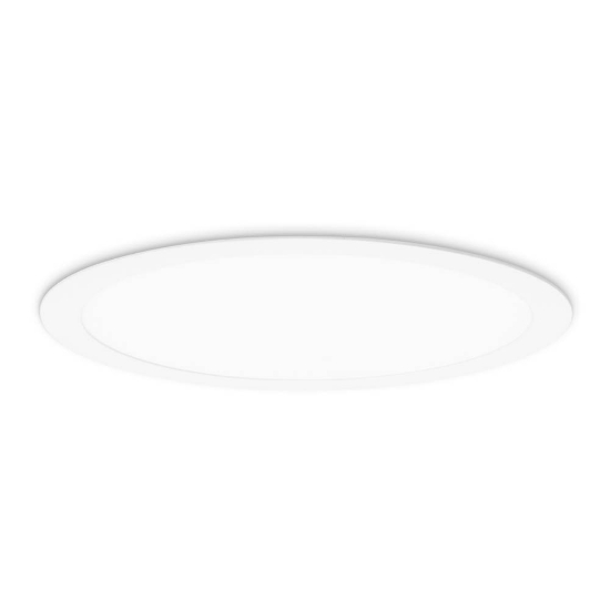 Imagine Mini Panou LED Rotund Alb ST 24W 2700K IP40 - NOVELITE
